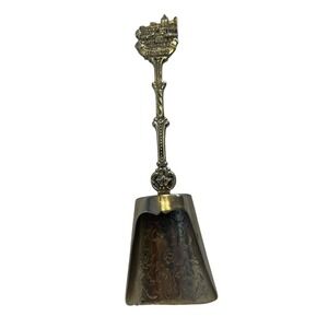 Vintage Monaco Souvenir Sugar Scuttle‎ Scoop Le Palais Princier Silver